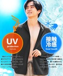 ラッシュガード 接触冷感 UVカット メッシュ...の詳細画像3