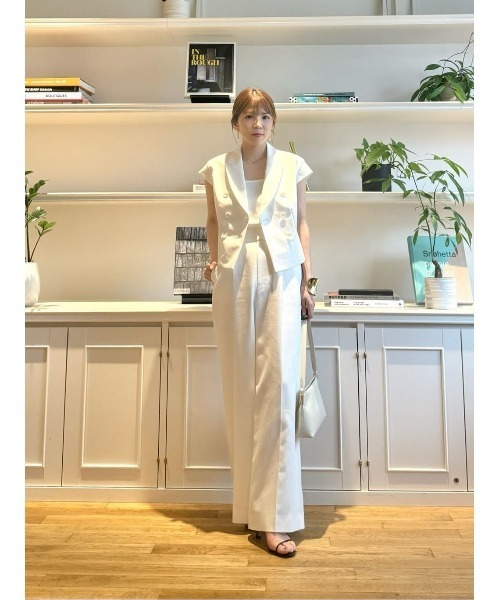 LOULOU WILLOUGHBY（ルルウィルビー） tシャツ 半袖 ポンチテーラード