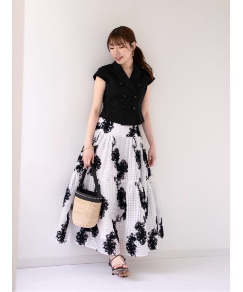LOULOU WILLOUGHBY（ルルウィルビー） tシャツ 半袖 ポンチテーラード