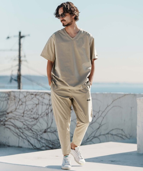 「felkod」 半袖Tシャツ L グレイッシュベージュ メンズ_画像6
