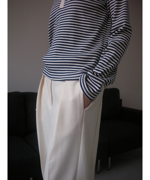 「Didot.showroom」 長袖カットソー FREE レッド レディース_画像9