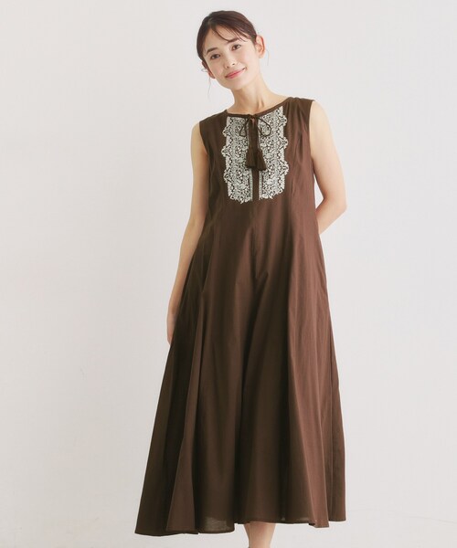 ローラアシュレイ ワンピース ノースリーブ(LAURA ASHLEY)(サイズ ローラアシュレイ ワンピース ノースリーブ(LAURA ASHLEY)(サイズ