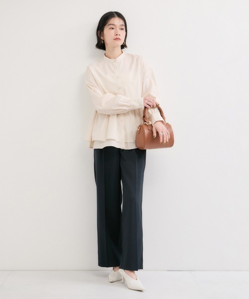 「LE CERCLE par rope'」 長袖ブラウス FREE ピンク レディース_画像7