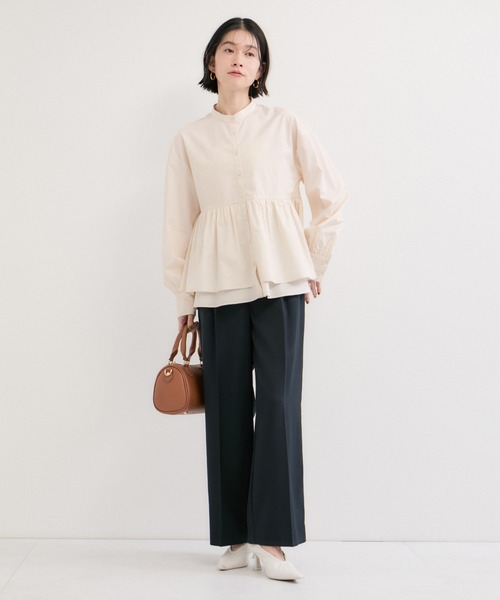 「LE CERCLE par rope'」 長袖ブラウス FREE ピンク レディース_画像9
