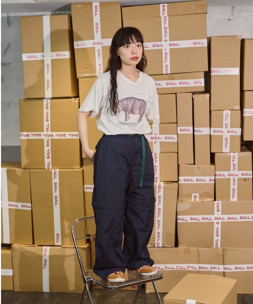 「common gull products.」 パンツ MEDIUM グレー レディース_画像4