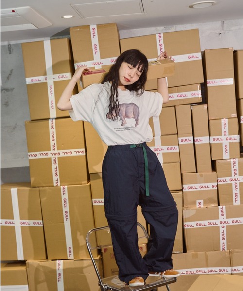 「common gull products.」 パンツ MEDIUM グレー レディース_画像6
