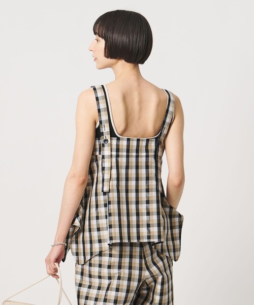 michin　Allison Brown ギンガムチェックキャミソール UNITED ARROWS（ユナイテッドアローズ） キャミソール カラー ギンガム