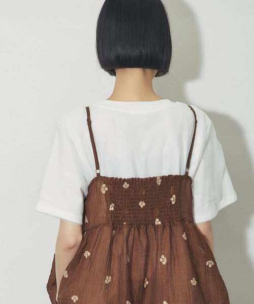 キャミソール 花柄刺繍キャミブラウス : ZOZOTOWN Yahoo!店 - 通販
