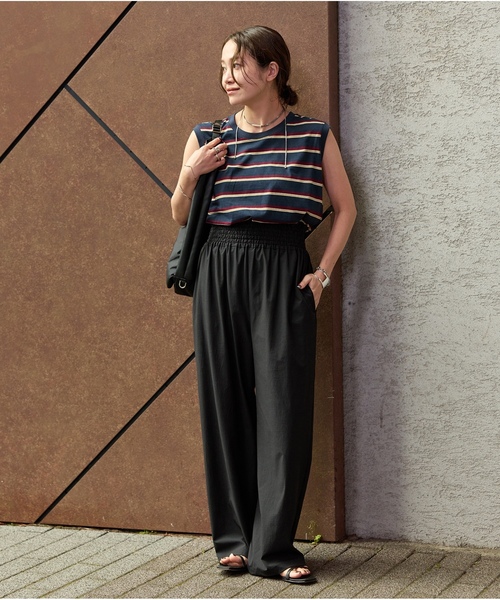「JOURNAL STANDARD」 イージーパンツ 38 ブルー レディース_画像7