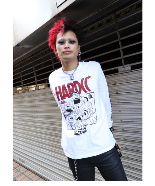 tシャツ 怪物くん ロングスリーブTシャツ(ムシャクシャホワイト