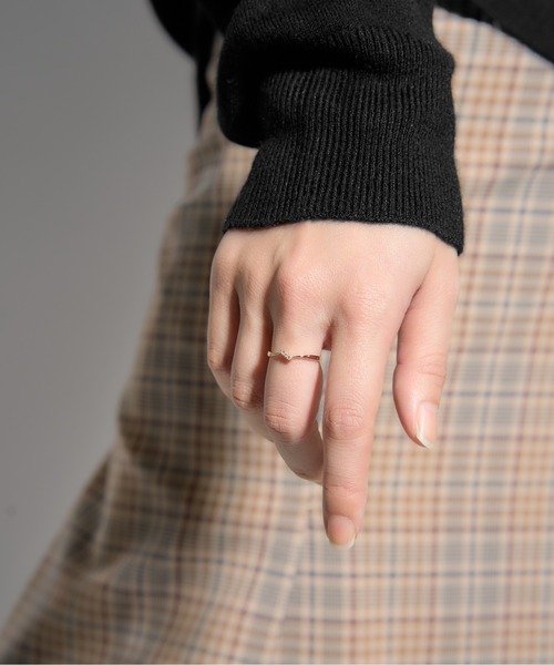 Jewel closet by L&Co. K10 ダイヤモンドリング K10 ダイヤモンド リング（リング）｜Jewel closet by L&Co