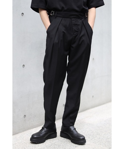 CREARE -LINO- スラックス ロングストレート グルカパンツ