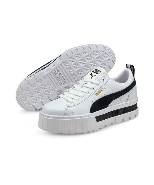 新品未使用 PUMA プーマ メイズレザーウィメンズ 23.0㎝ ウィメンズ メイズ レザー スニーカー Mayze Lth Wn's[品番