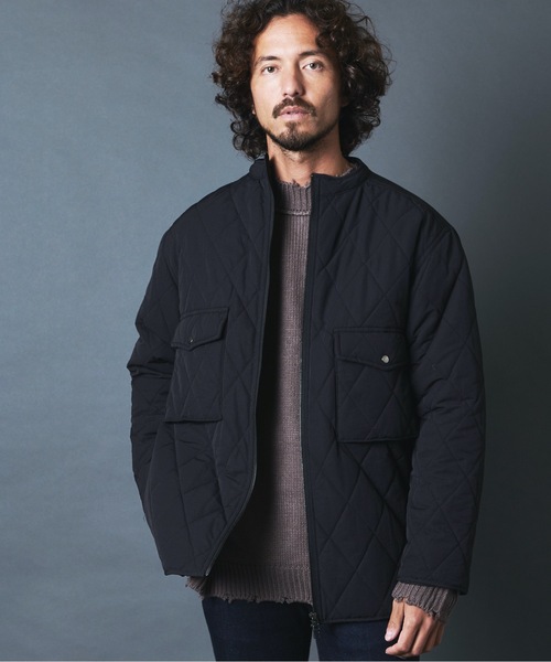 ダウンジャケット キルティング ゆったり スタンドカラー 全2色 The TWENTYSEVEN ダウン ダウンジャケット TWENTYSEVEN:60/40
