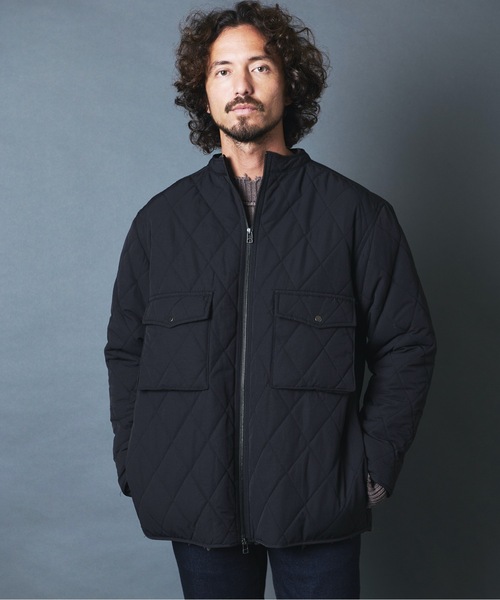 ダウンジャケット キルティング ゆったり スタンドカラー 全2色 The TWENTYSEVEN ダウン ダウンジャケット TWENTYSEVEN:60/40