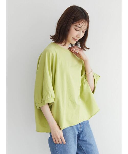 Ray cassin FAVORI Tシャツ カットソー プリント 半袖 F 黒 セール・RAY CASSIN ﾊﾞｯｸ転写ptﾛﾝT＊（Tシャツ&frasl;カットソー）｜RAY