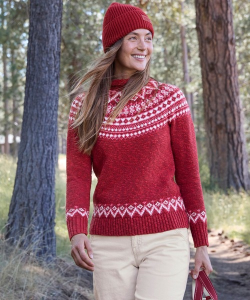 90s早い者勝ちL.LBean ニット帽ファイヤー L.L.Bean fire flame pattern fleece beanie | POGO
