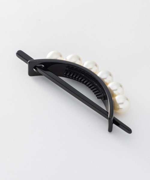 ヘアクリップ ALEXANDRE DE PARIS BARRETTE ITALIENNE PERLEE  アレクサンドル ドゥ パリ バレッタの画像