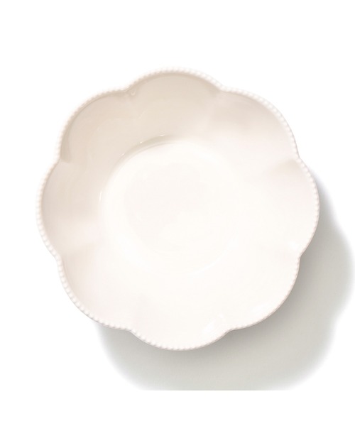 Francfranc（フランフラン） 食器 ブランシェ ボウル M フラワー