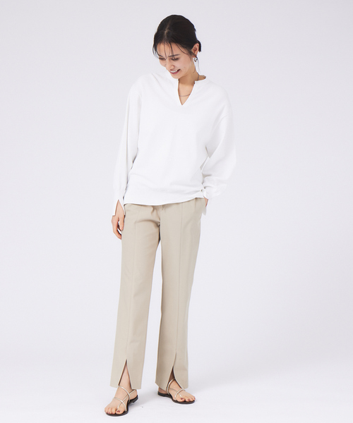 qualite（カリテ） パンツ 2WAYストレッチドロストベンツパンツ