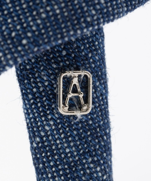 カチューシャ ALEXANDRE DE PARIS DENIM SERRE TETE ESTHER アレクサンドル ドゥ パリ デニム カチューシャの画像