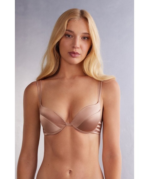 Intimissimi ブラジャー Simona シルク プッシュアップブラ