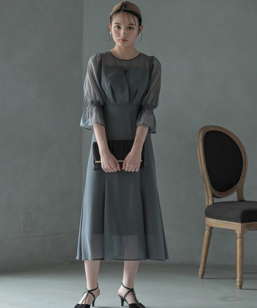 birei ドレス カシュクール＆マーメイドロングドレス レディース  