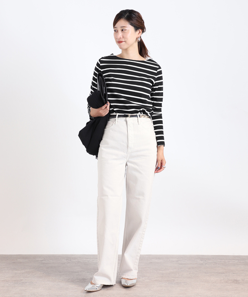 VERMEIL par iena tシャツ Tシャツ コットン ボーダー ボート