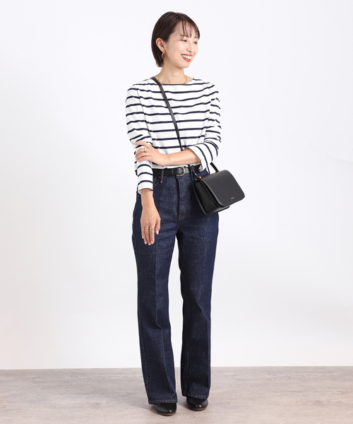 VERMEIL par iena tシャツ Tシャツ コットン ボーダー ボート