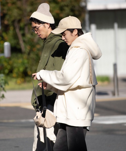 S'more パーカー 2Way removable vest sweat parka レディース