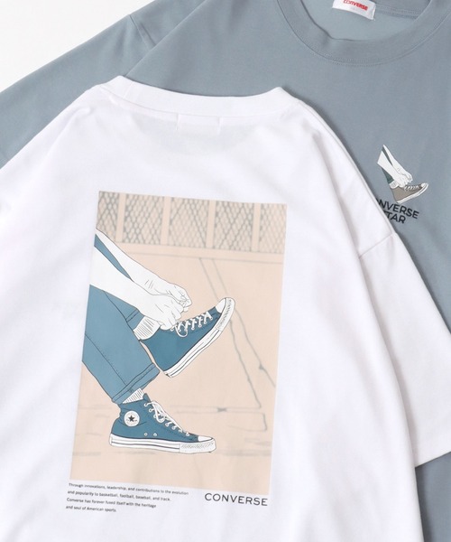 CONVERSE（コンバース） tシャツ UVカット 接触冷感 シューズイラスト