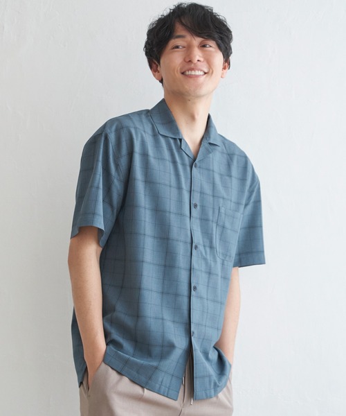 ikka（イッカ） シャツ 半袖 「イージーケア／セットアップ対応