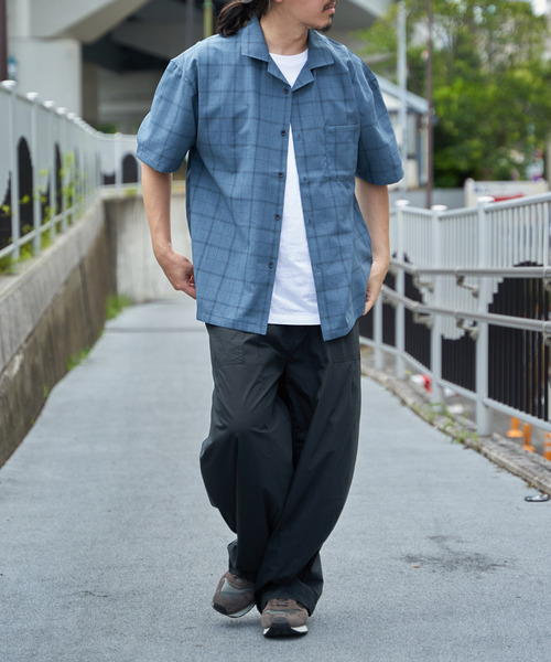 ikka シャツ 「セットアップ対応」Reflax(R) リラックスオープン