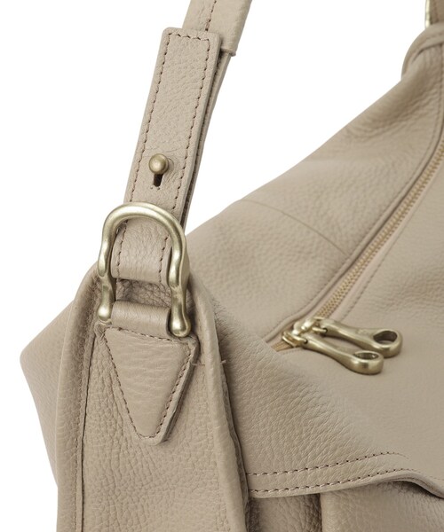 ショルダーバッグ ブラスボタン 2WAY ショルダー（Ｌ） メンズの画像