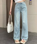 ワイドパンツ ジーンズ デニム デニムパンツ ...の詳細画像2
