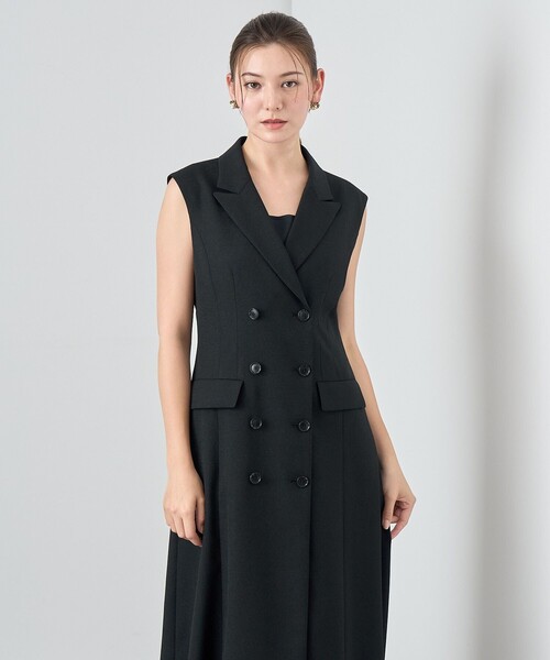 ANAYI（アナイ） ワンピース リネンライクジレワンピース : ZOZOTOWN