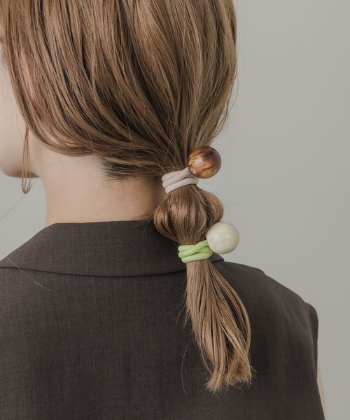 SMELLY（スメリー） ヘアゴム カラフルボール2セットヘアポニー