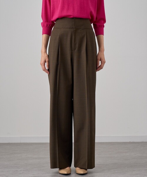 ANAYI（アナイ） パンツ 「セットアップ対応商品」ウールトロピカル