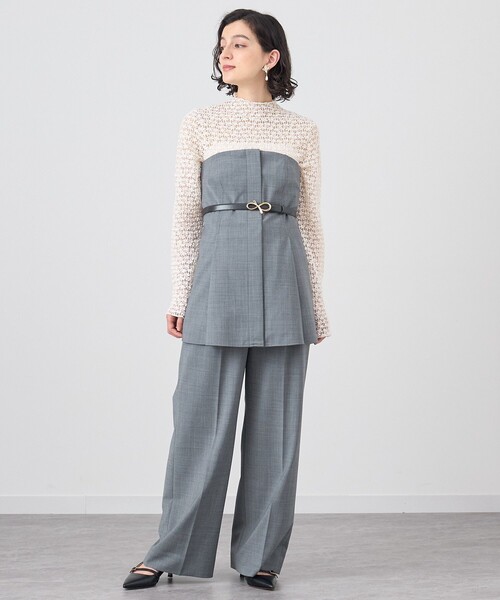 ANAYI（アナイ） パンツ 「セットアップ対応商品」ウールトロピカル