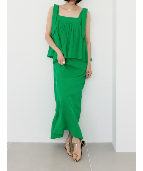katrin tokyo ワンピース Katrin TOKYO ワンピース linen ruffle onepiece : ZOZOTOWN