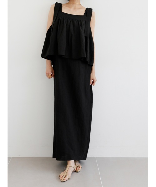 Katrin TOKYO ワンピース linen ruffle onepiece : ZOZOTOWN