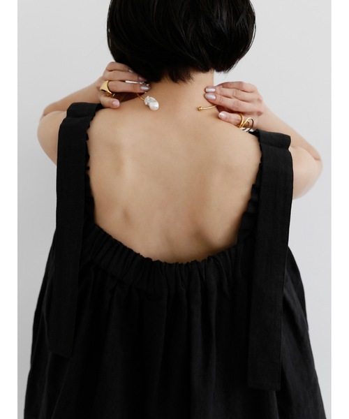 Katrin TOKYO ワンピース linen ruffle onepiece : ZOZOTOWN