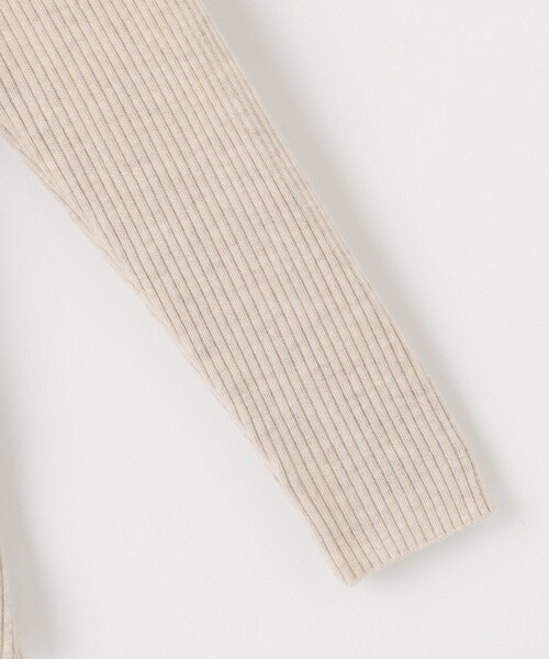 ニット セーター 「洗える」SOFT TOUCH WOOL リブ切り替え