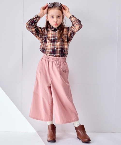 パンツ 「綿100%」ガウチョパンツ キッズ 子供服 女の子 : ZOZOTOWN