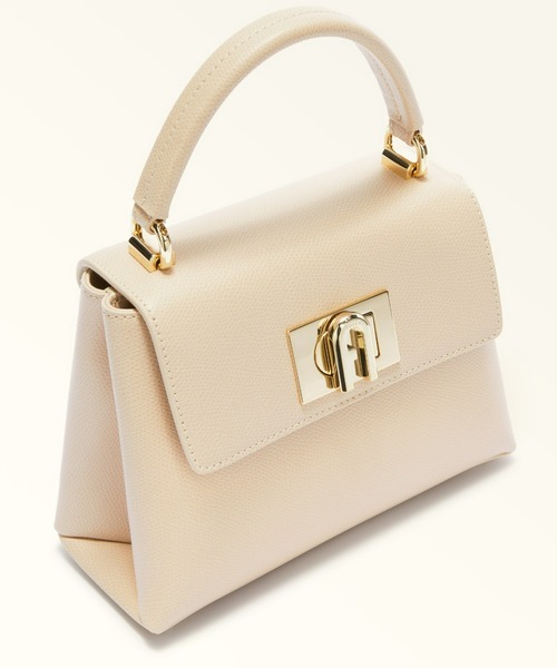 新品■フルラFURLA■トップハンドルバッグ■ゴールド FURLA（フルラ） ハンドバッグ 1927 (Furla 1927) ミニトップハンドル