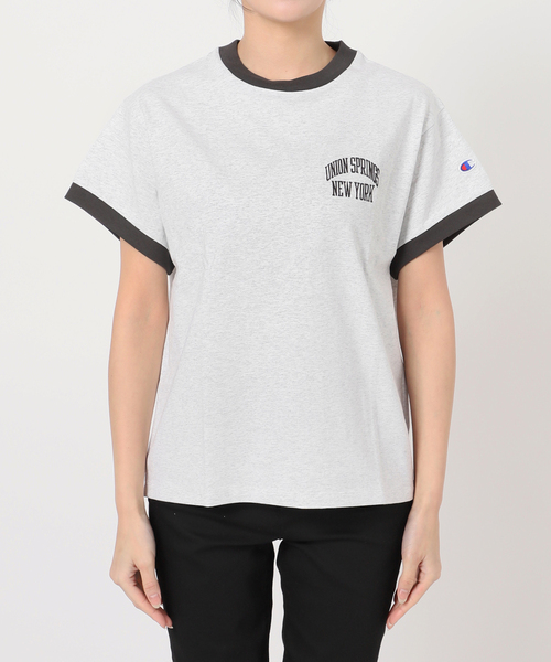 チャンピオン　リンガーT ショートスリーブリンガーTシャツ 24SS メンズカジュアル