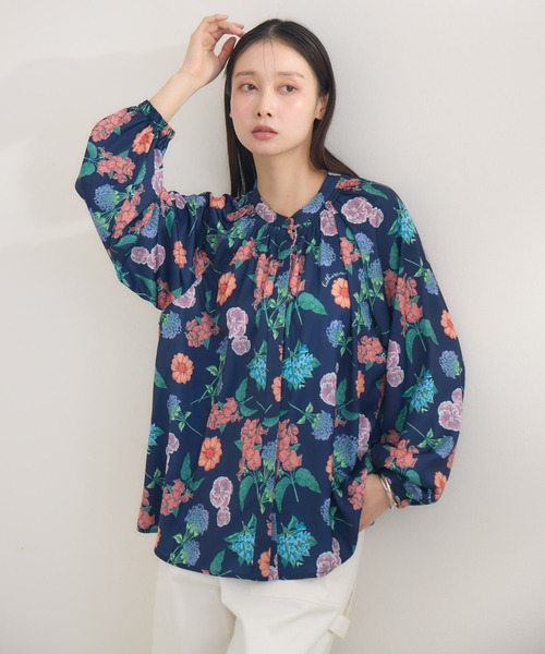 ブラウス シャツ 「KATHARINE ROSS」イマジナリーフラワープリントブラウス レディース KATHARINE ROSS ブラウス シャツ 「KATHARINE ROSS」イマジ