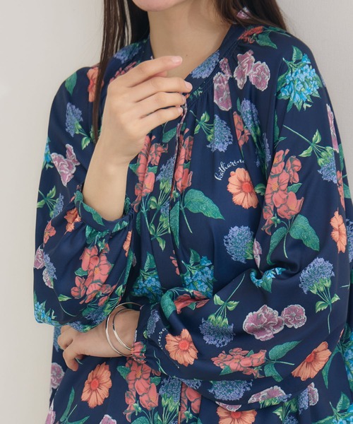 ブラウス シャツ 「KATHARINE ROSS」イマジナリーフラワープリントブラウス レディース KATHARINE ROSS ブラウス シャツ 「KATHARINE ROSS」イマジ