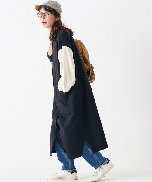 Sunny clouds 「Sunny clouds」 コート NM ネイビー レディース