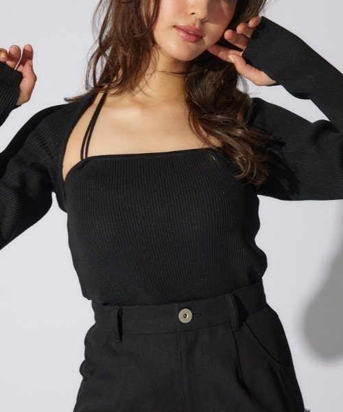 ニット セーター ボレロセット ニット トップス レディース